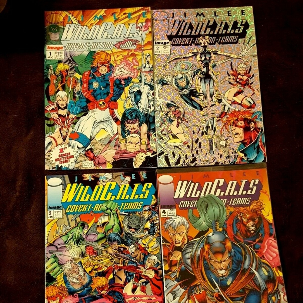 Wildcats 1-4 Jim Lee Image Comics